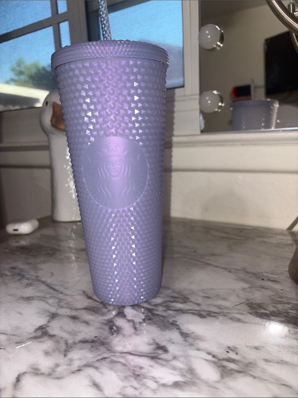 Starbucks Lavender Studded Tumbler with Straw